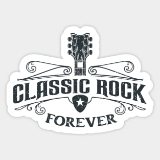 Vintage Classic Rock Forever Badge Sticker